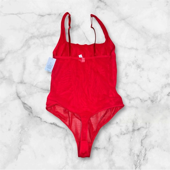 Nwt Auden Lingerie Rhinestone Bodysuit Medium - Picture 3 of 4